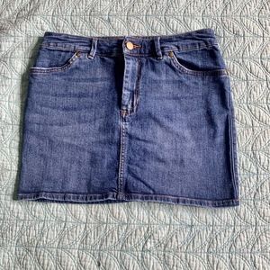 Mini Jean Skirt